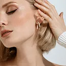 Серьги из красного золота