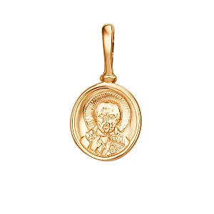 Подвеска из красного золота