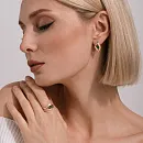 Серьги из красного золота