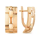 Серьги из красного золота