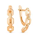 Серьги из красного золота