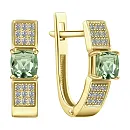 Серьги из желтого золота