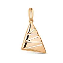 Подвеска из красного золота