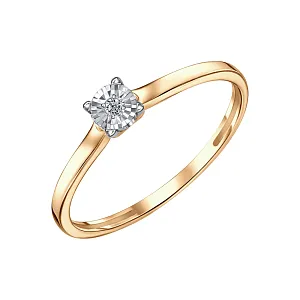 Кольцо из красного золота