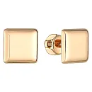 Серьги пусеты из красного золота