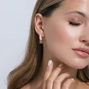 Серьги из красного золота