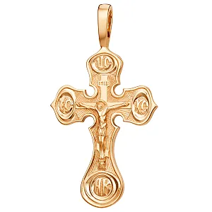 Крест из красного золота