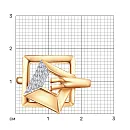 Кольцо из красного золота с фианитами
