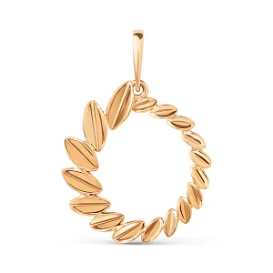 Подвеска из красного золота