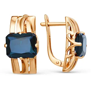 Серьги из красного золота