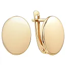 Серьги из красного золота