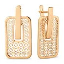 Серьги из красного золота