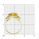 Кольцо из желтого золота