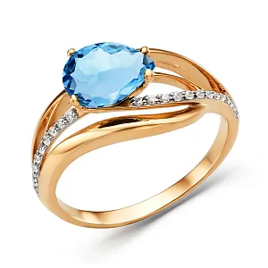 Кольцо из красного золота