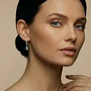 Серьги из белого золота