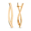 Серьги из красного золота