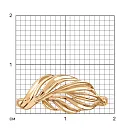 Кольцо из красного золота