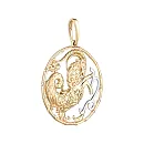 Подвеска из красного золота