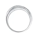 Кольцо из белого золота с бриллиантами