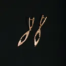 Серьги из красного золота