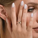 Кольцо из красного золота