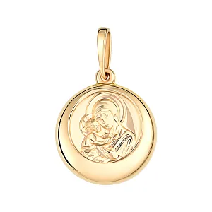 Подвеска из красного золота