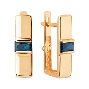 Серьги из красного золота