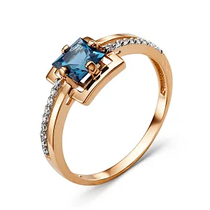 Кольцо из красного золота