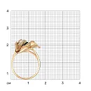 Кольцо из красного золота