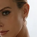 Серьги из красного золота