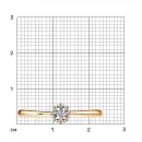 Кольцо из красного золота