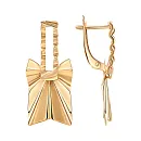 Серьги из красного золота