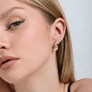 Серьги из красного золота