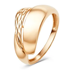 Кольцо из красного золота