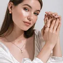 Подвеска из красного золота