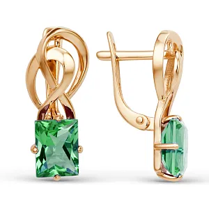 Серьги из красного золота