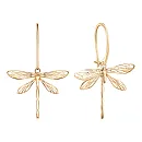 Серьги из красного золота