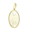 Подвеска из желтого золота с бриллиантами