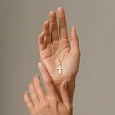 Крест из красного золота