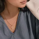 Подвеска из красного золота