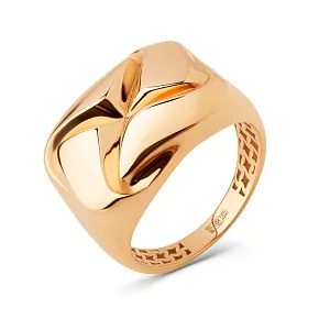 Кольцо из красного золота