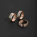 Кольцо из красного золота с фианитами