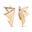 Серьги из красного золота