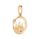 Подвеска из красного золота