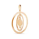 Подвеска из красного золота