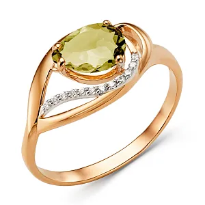 Кольцо из красного золота