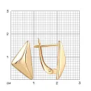 Серьги из красного золота