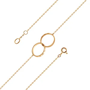 Браслет из красного золота