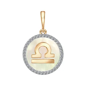 Подвеска из красного золота