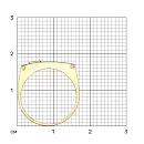 Кольцо печатка из желтого золота с бриллиантом